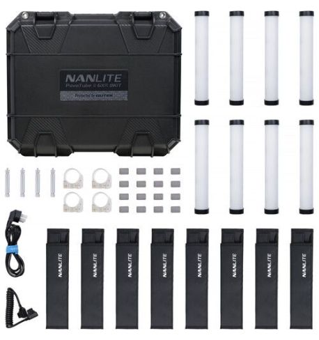 NANLITE PAVOTUBE II 6 XR KIT 8 con Batería