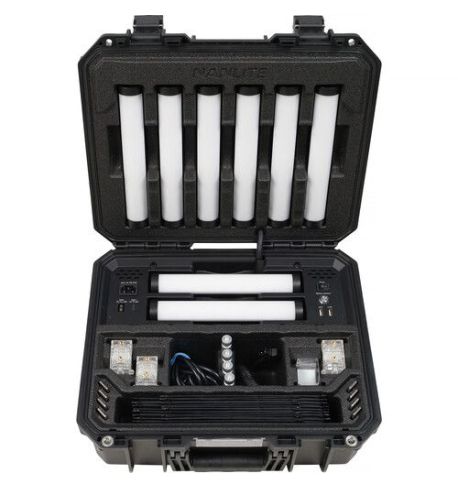 NANLITE PAVOTUBE II 6 XR KIT 8 con Batería