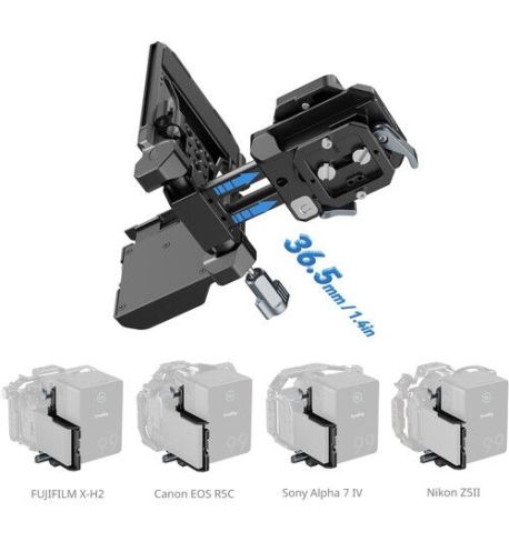 SmallRig  5315 Pro Placa ajustable tipo Arca y sistema de montaje de batería V-Lock