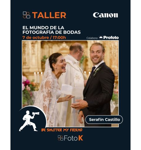 Ya realizado | Taller Shutter Week: El mundo de la fotografía de bodas
