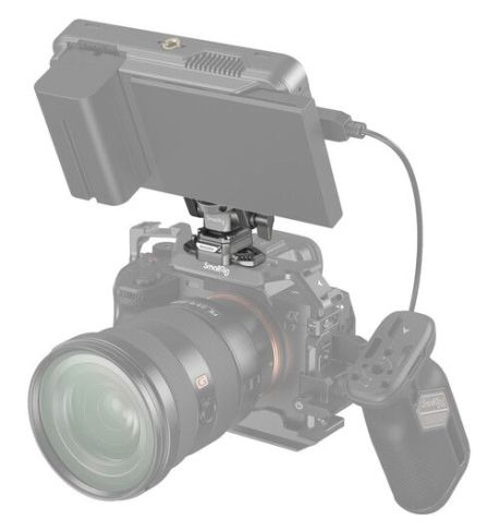 SmallRig 4487 Soporte monitor HawkLock H21con abrazadera NATO