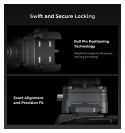 SmallRig 4487 Soporte monitor HawkLock H21con abrazadera NATO