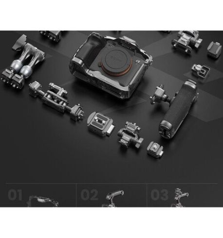 SmallRig 4487 Soporte monitor HawkLock H21con abrazadera NATO