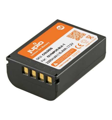 BATERIA JUPIO OLYMPUS BLX-1 ULTRA 2280mAh con USB-C