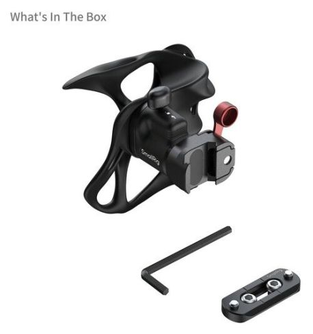 SmallRig 5242 ImageGrip Mango giratorio líquido con abrazadera NATO (lado izquierdo)