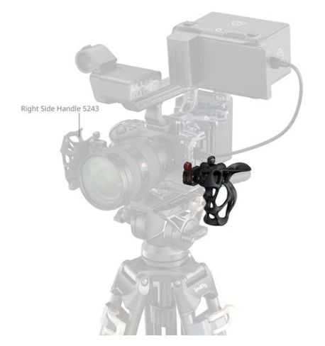 SmallRig 5242 ImageGrip Mango giratorio líquido con abrazadera NATO (lado izquierdo)