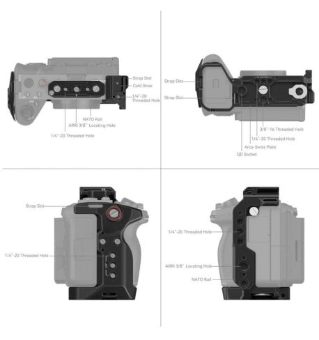 SmallRig  Jaula de cámara para SONY FX3 y FX30