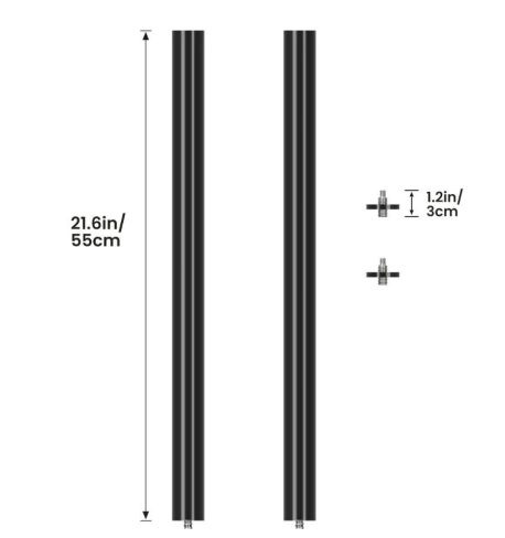 TARION TitanRig Extensión 110cm para montaje del carro Cart Base