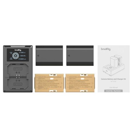 SmallRig Kit Cargador USB y baterías NP-FZ100