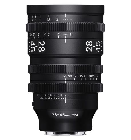 SIGMA 28-45mm T2 FF para cine