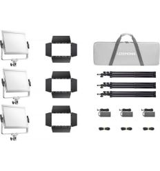 Godox LITEMONS PANEL LED RGB 120W LP1200R Kit 3 uds