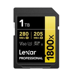 LEXAR Pro GOLD 1TB SD | R280/W205 MB/s UHS-II V60 1800X