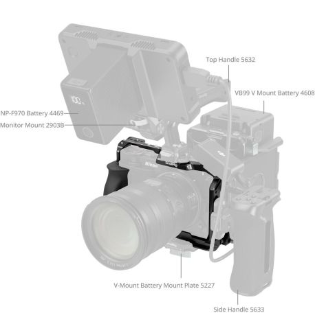 SmallRig  Jaula de cámara para  Nikon ZR