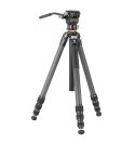 Vanguard Veo 5 304CV14 - Trípode de carbono, rótula de vídeo