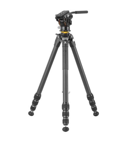 Vanguard Veo 5 264CV14 - Trípode de vídeo de carbono, rótula Veo PV-14