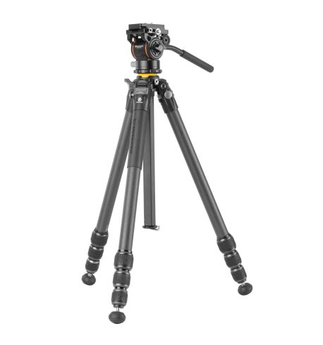 Vanguard Veo 5 264CV14 - Trípode de vídeo de carbono, rótula Veo PV-14