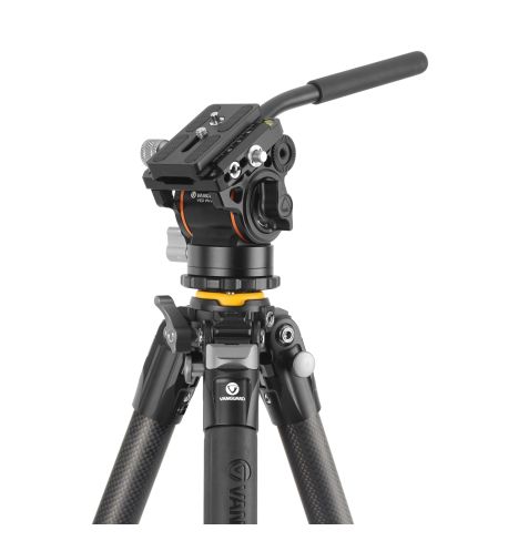 Vanguard Veo 5 264CV14 - Trípode de vídeo de carbono, rótula Veo PV-14