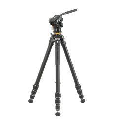 Vanguard Veo 5 264AV14 - Trípode de vídeo de aluminio, rótula Veo PV-14
