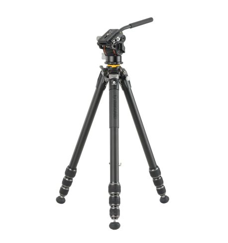 Vanguard Veo 5 264AV14 - Trípode de vídeo de aluminio, rótula Veo PV-14