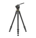 Vanguard Veo 5 264AV14 - Trípode de vídeo de aluminio, rótula Veo PV-14
