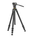 Vanguard Veo 5 264AV14 - Trípode de vídeo de aluminio, rótula Veo PV-14