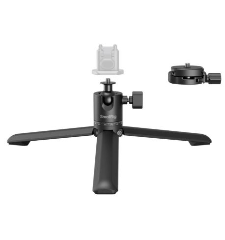 Trípode de mesa metálico SmallRig con rótula panorámica y zapata Arca-Swiss