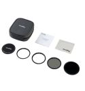 Smallrig 4726 Kit de filtro acoplable 5 en 1 VND 2-32 + CPL + 1/4 efecto black mist (67 mm)