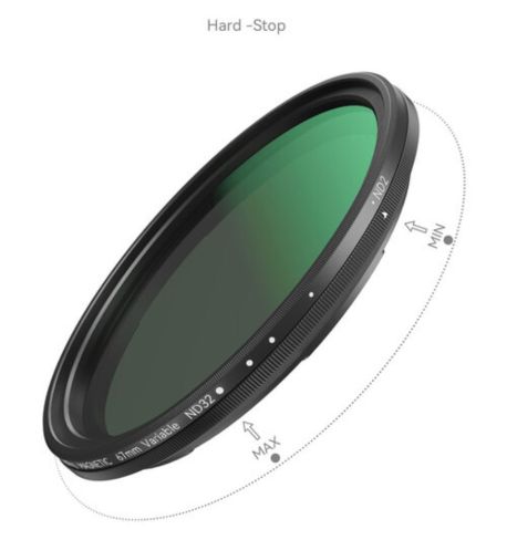 Smallrig 4726 Kit de filtro acoplable 5 en 1 VND 2-32 + CPL + 1/4 efecto black mist (67 mm)