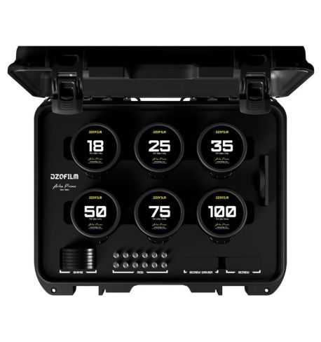 DZOFILM ARLES PRIME Kit 18/25/35/50/75/100 FF/VV Montura PL ARRI