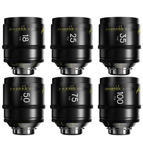 DZOFILM ARLES PRIME Kit 18/25/35/50/75/100 FF/VV Montura PL ARRI