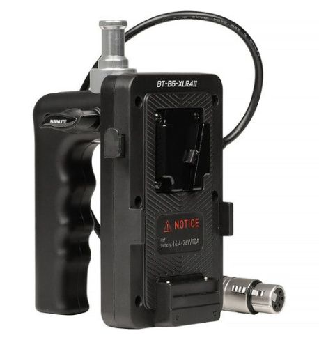 NANLITE Empuñadura de bateria para FORZA 150 y FC120 (NABTBGXLR4II)