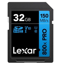 LEXAR Pro BLUE 32GB SDHC R150MB/s UHS-I V10 800X 2