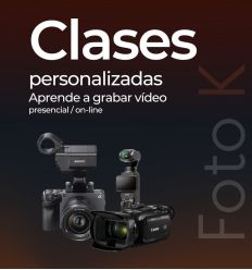 Aprende a usar tu cámara, clases personalizadas