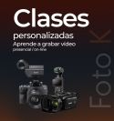 Aprende a usar tu cámara, clases personalizadas