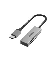 LECTOR HAMA USB 3.0, SD, Micro SD de Aluminio