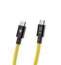 COBRA TETHER | Cable Tether Usb-C a Usb-C (Angulado 90°) (10m) Yellow