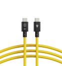 COBRA TETHER | Cable Tether Usb-C a Usb-C (Angulado 90°) (10m) Yellow