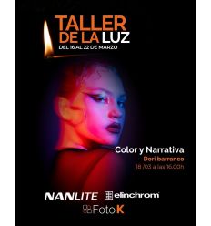 Taller Retrato Narrativo con Luz y Color | Dori Barranco Fotógrafa en Foto K