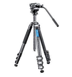 LEOFOTO KIT TRÍPODE DE CARBONO LS-324C Y ROTULA BV-10