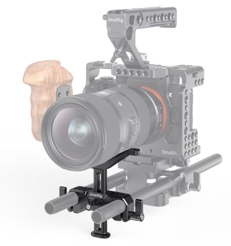 SmallRig 15mm LWS Universal Lens Support BSL2681 con soporte en Y y ajuste vertical 53,5 mm
