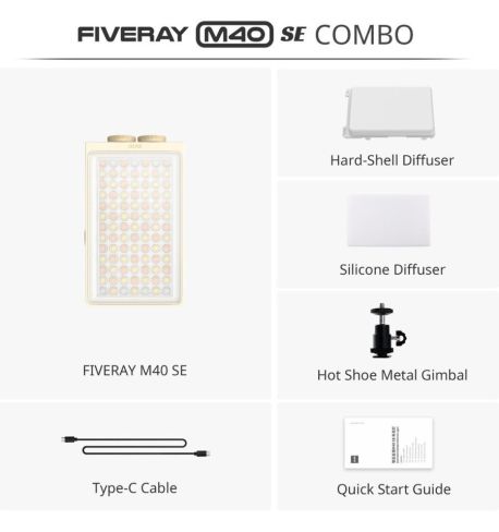 Zhiyun Fiveray M40 SE COMBO