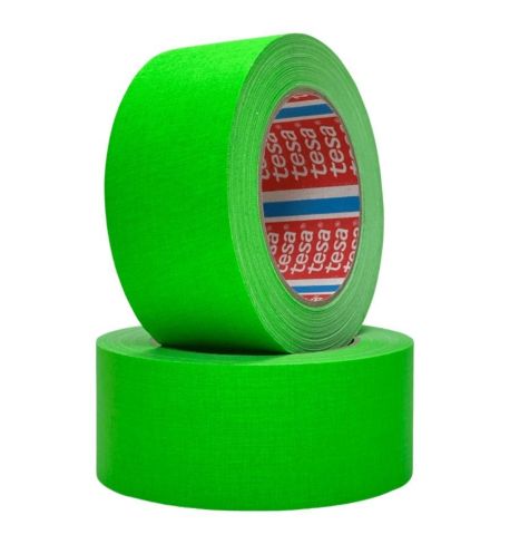 TESA Cinta Chaterton Verde Fluor 5cm/25m