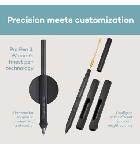 Wacom Intuos Pro. Tableta gráfica profesional con Pro Pen 3