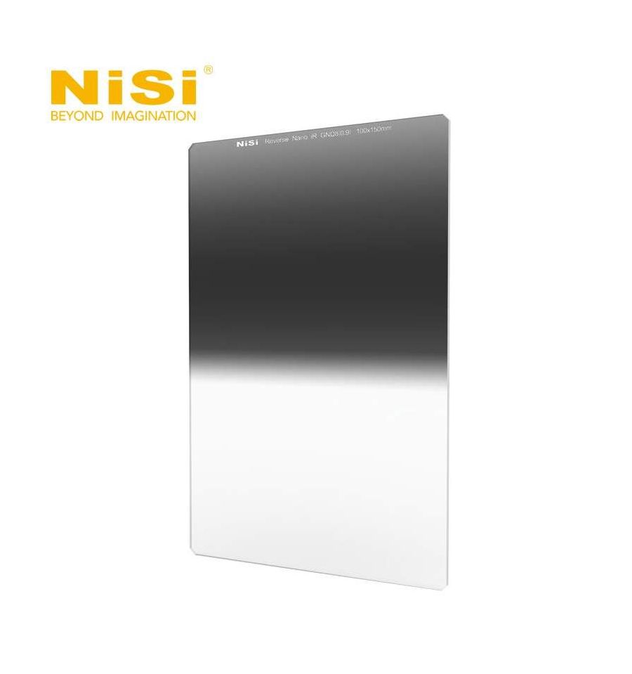 3 paradas NiSi Cristal 100X150mm Nano Multirecubrimiento Graduado IR Densidad Neutro 0.9 Filtro de borde inverso