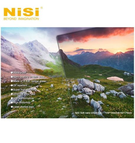 NISI Filtro Graduado GND8 (3 pasos) 100x150