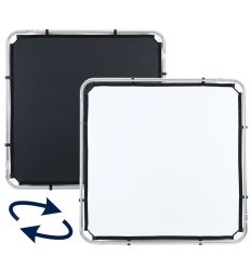 LASTOLITE SKYLITE TELA BLANCO / NEGRO 1.1 X 1.1 M.