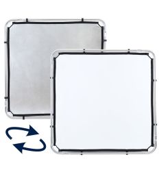 LASTOLITE SKYLITE TELA BLANCO / PLATA  1.1 X 1.1 M.