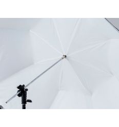 LASTOLITE PARAGUAS BLANCO / PLATA/NEGRO  80 CM. 2
