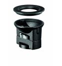 MANFROTTO - Adaptador semiesfera rótula plana