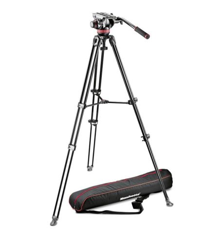 MANFROTTO - Kit video MVK502AM-1 (trípode aluminio MVT502AM + rótula MVH502A)